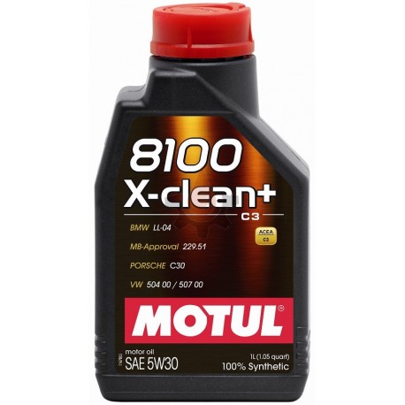MOTUL 8100 X-clean+ 5W-30 - 1L